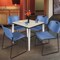Regency Kahlo Square Table & Chair Sets, 30 W, 30 L, 29 H, Wood, Metal, Polypropylene Top, Maple TPL3030PLCM44BE - alternate 1